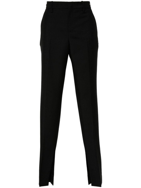 Black Horsebit Tailored Trousers