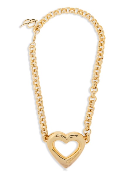 heart-pendant chain necklace