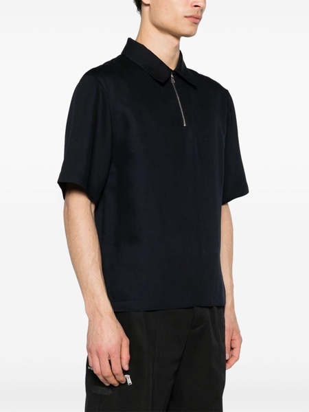 half-zip polo shirt