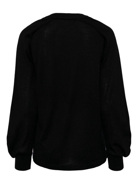 cut-out layered jumper