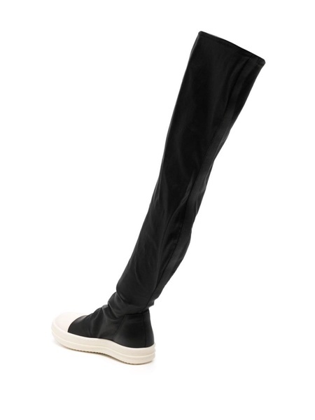 knee-high sneaker boots