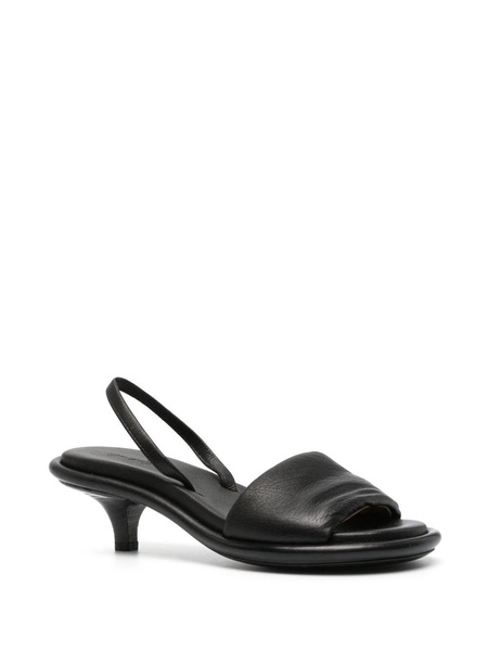 slingback leather sandals