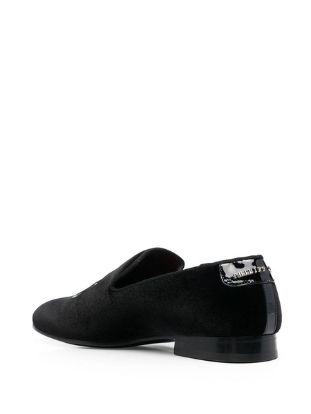 Money velvet loafers