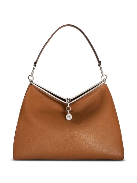 Vela leather shoulder bag