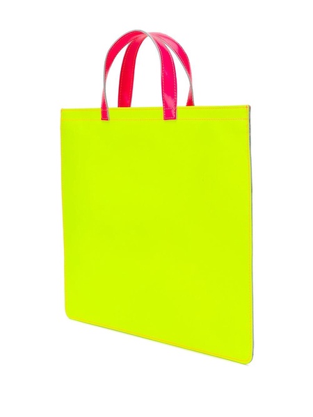 colour-block tote bag