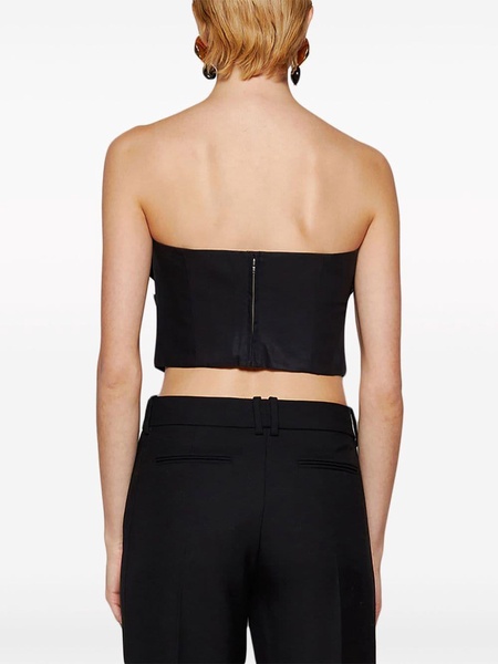 Roxana strapless crop top