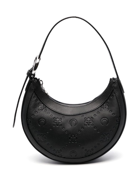 Moonogram leather shoulder bag