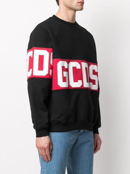 Large logo print jumper