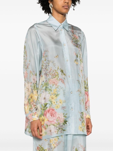 Zimmermann 'Waverly Relaxed' Silk Shirt