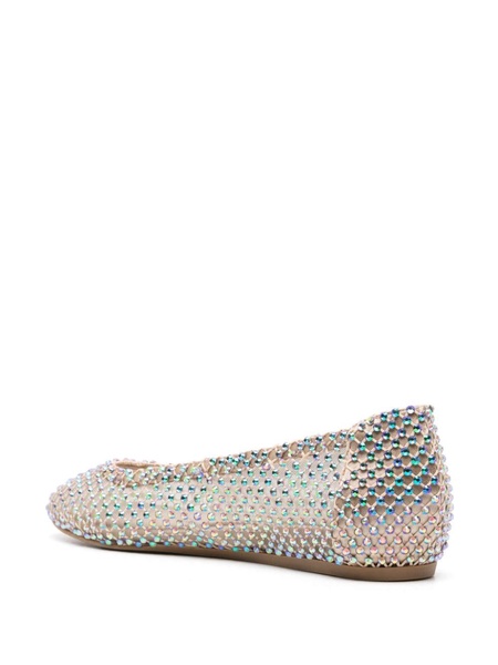 Gilda crystal-embellished ballerina shoes