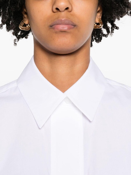 White Teverdi Cotton-Poplin Shirt