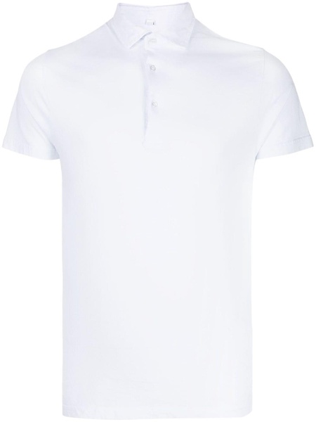 cotton short-sleeved polo shirt 