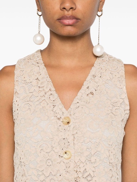 embroidered lace waistcoat