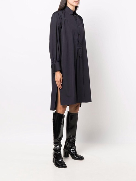 high-low hem shirtdress