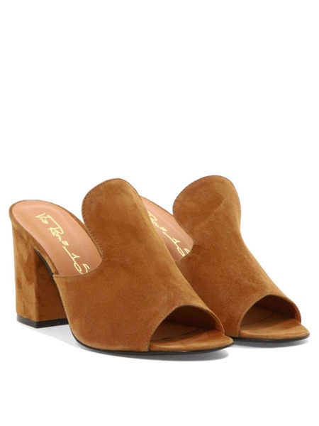 Stondato Cuoio leather mules