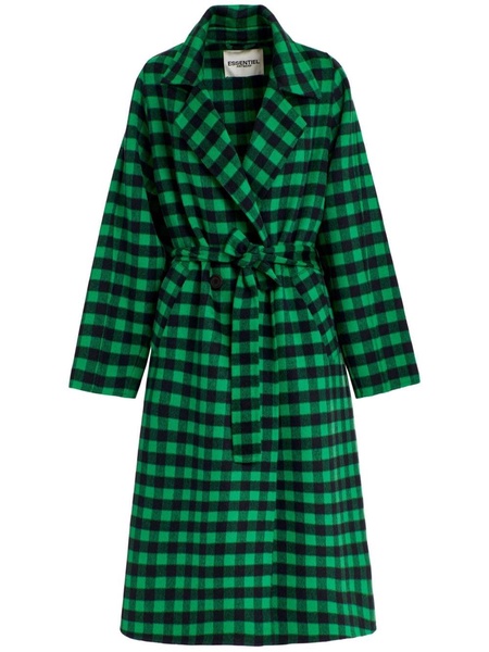 Gabby checked coat