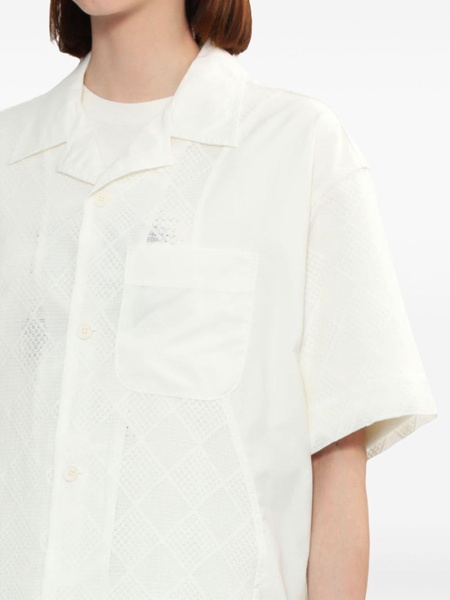 geometric-pattern cotton shirt