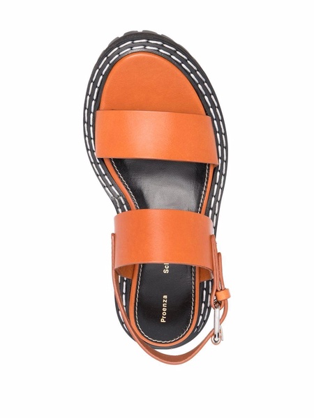 lug-sole leather sandals