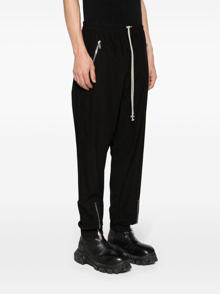 Tecuatl drop-crotch track pants