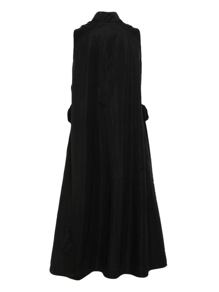 sleeveless flared maxi dress