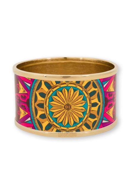 geometric-print bangle bracelet