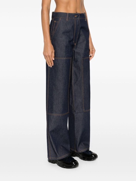 Virginia high-rise wide-leg jeans