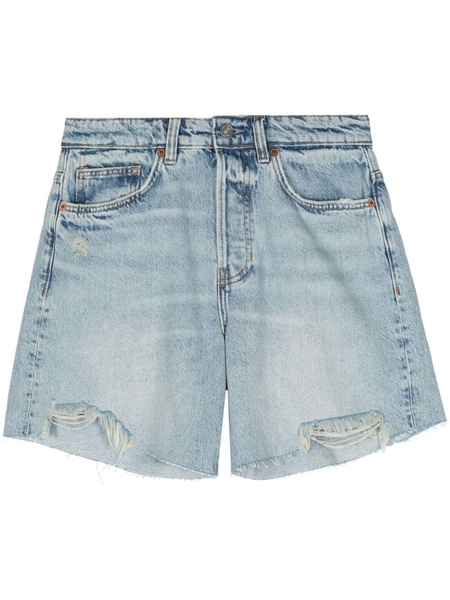 Raye mid-rise denim shorts 