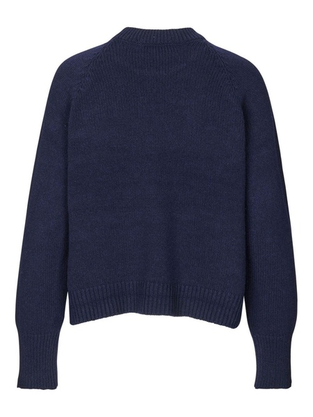 Villy ruffled ribbed jumper