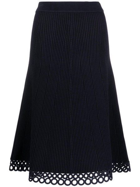 A-line knitted skirt