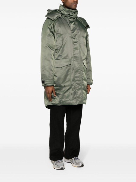 hooded puffer parka