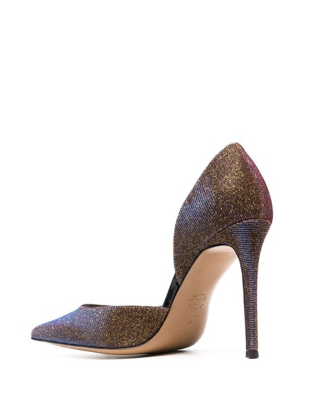 glitter-detail stiletto pumps