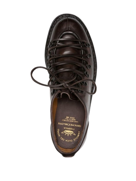 Artik leather derby shoes