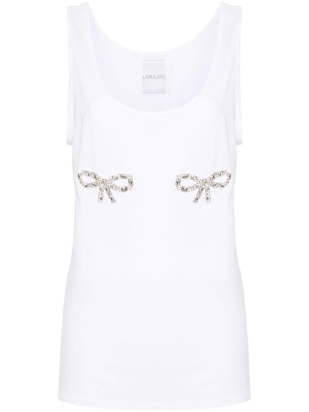 crystal-bows tank top