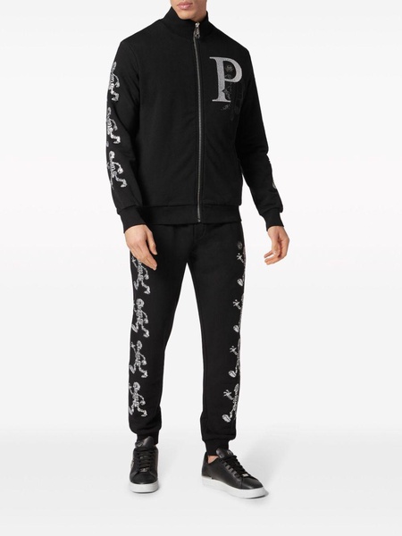 skeleton-print jersey tracksuit