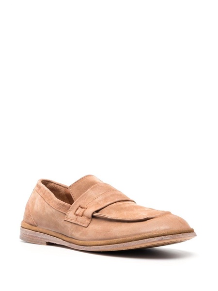 slip-on suede loafers