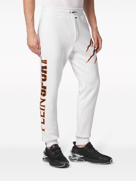 logo-print drawstring-waistband track pants