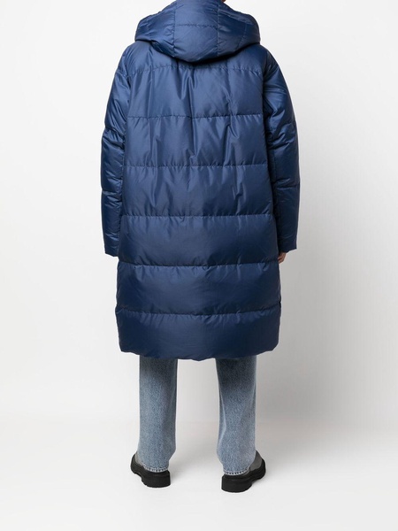 reversible padded hooded coat