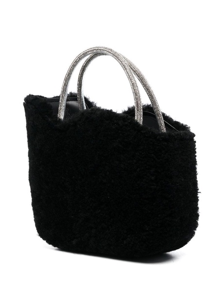 micro Ivy shearling bag