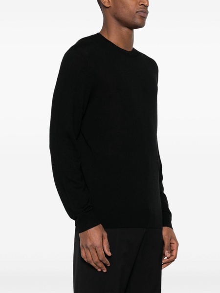 crew-neck wool jumper