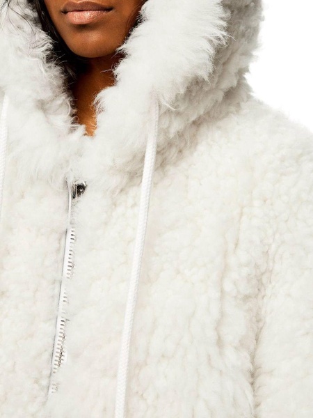 shearling parka coat