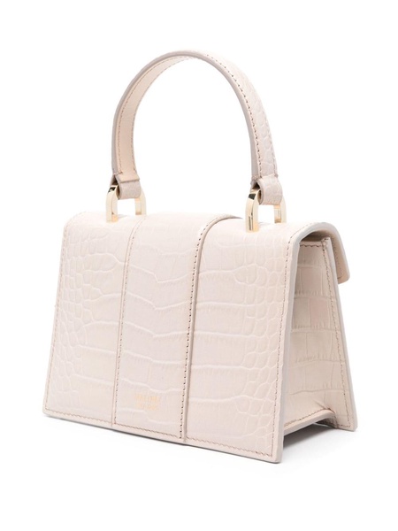 Audrey crocodile-embossed mini bag