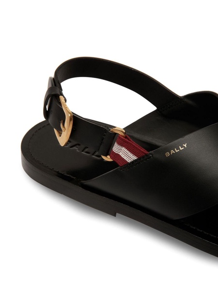 Chateau crossover-strap leather sandals