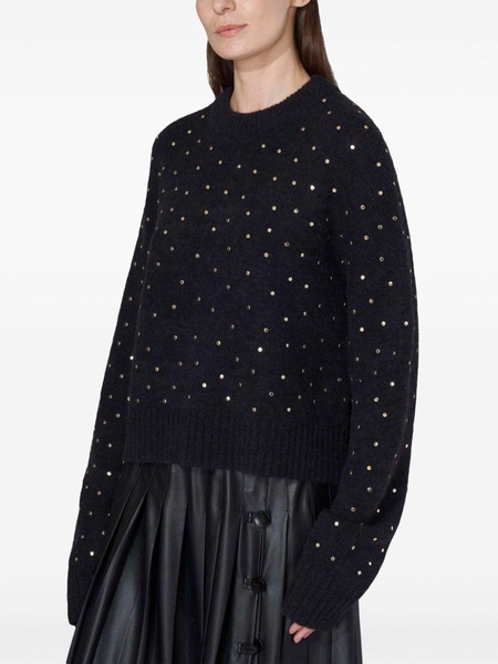 Nock stud-embellished jumper