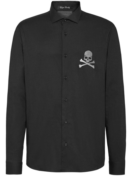 Platinum Cut Skull long-sleeve shirt