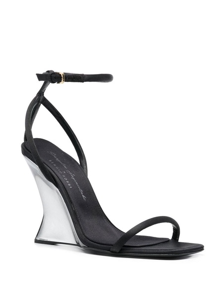 Evangelie 100mm wedge sandals