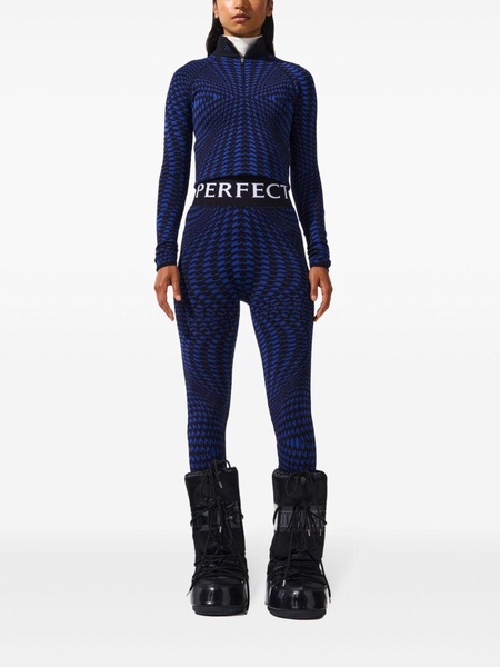 jacquard ski leggings