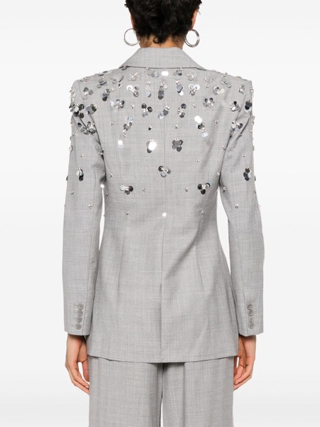 sequinned blazer