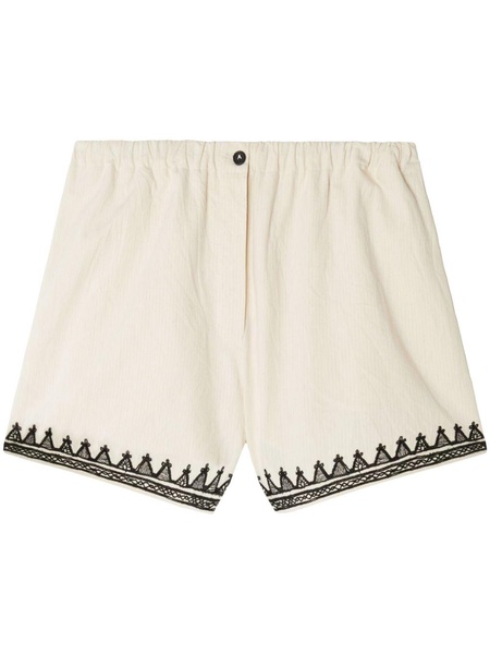 Akasha cotton-blend shorts