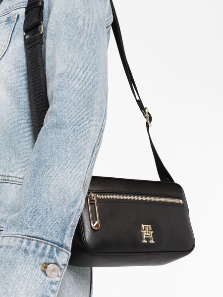 Iconic logo-plaque crossbody bag