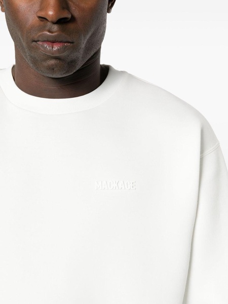 Julian logo-raised sweatshirt